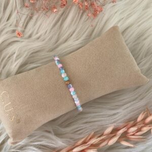 Armband Blauw-Roze